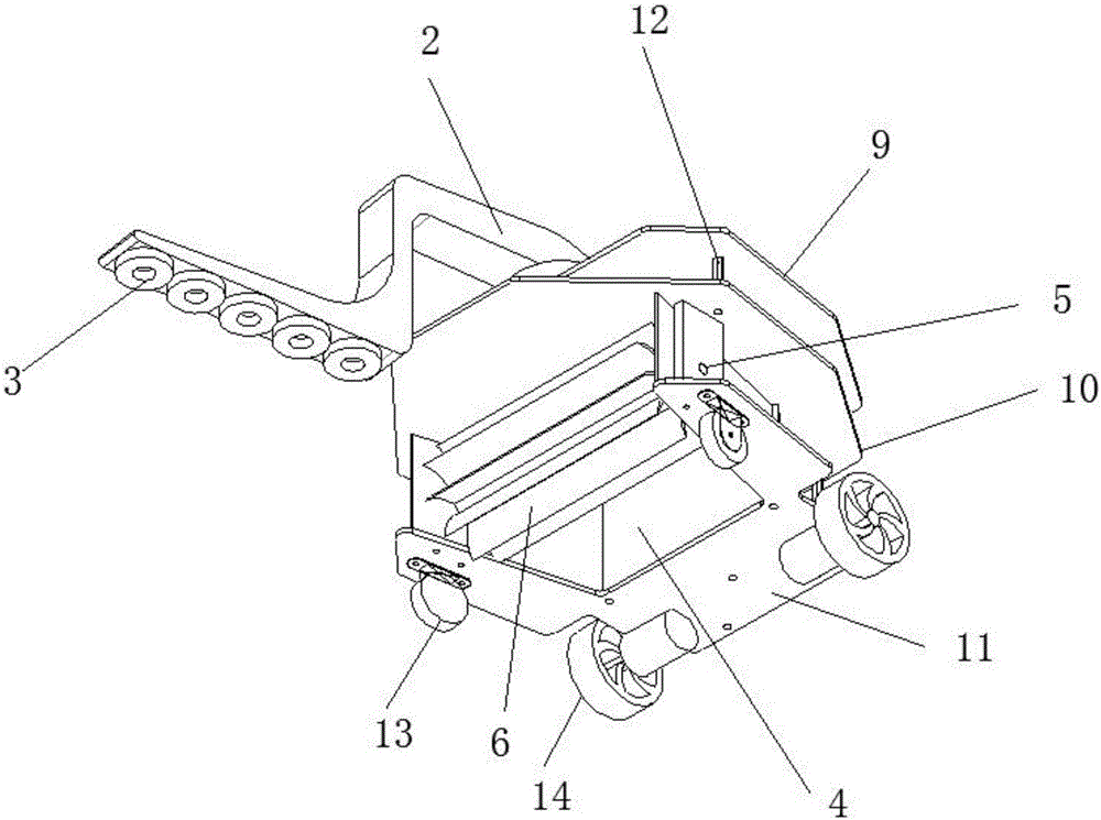 Workshop intelligent ground cleaning robot