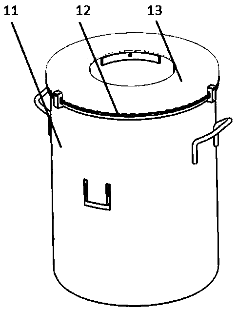 Multistage sealed batching device and method