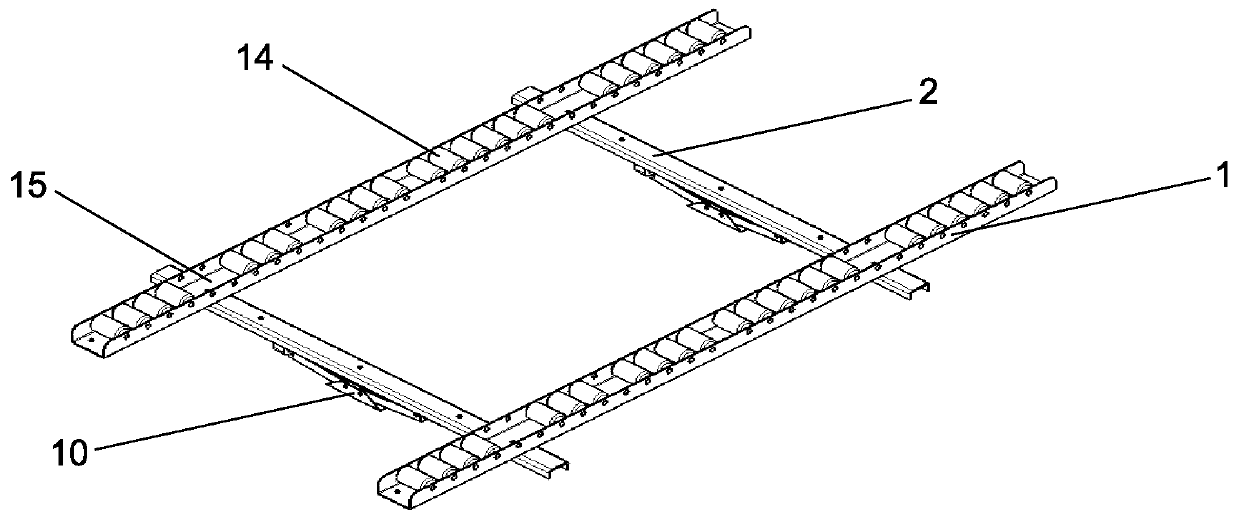 A fast cargo loading and unloading mechanism for logistics vehicles