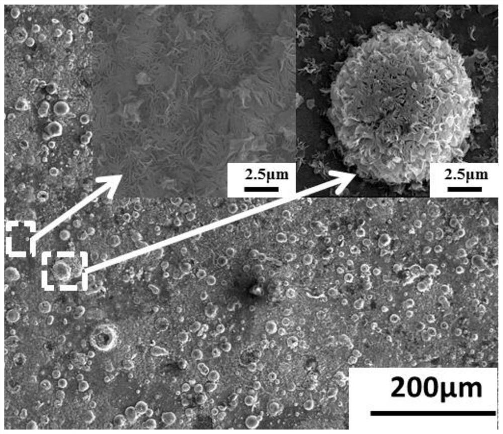 A method for constructing a super-hydrophobic corrosion-resistant conversion coating on the surface of a magnesium-lithium alloy and a magnesium-lithium alloy with super-hydrophobic corrosion resistance