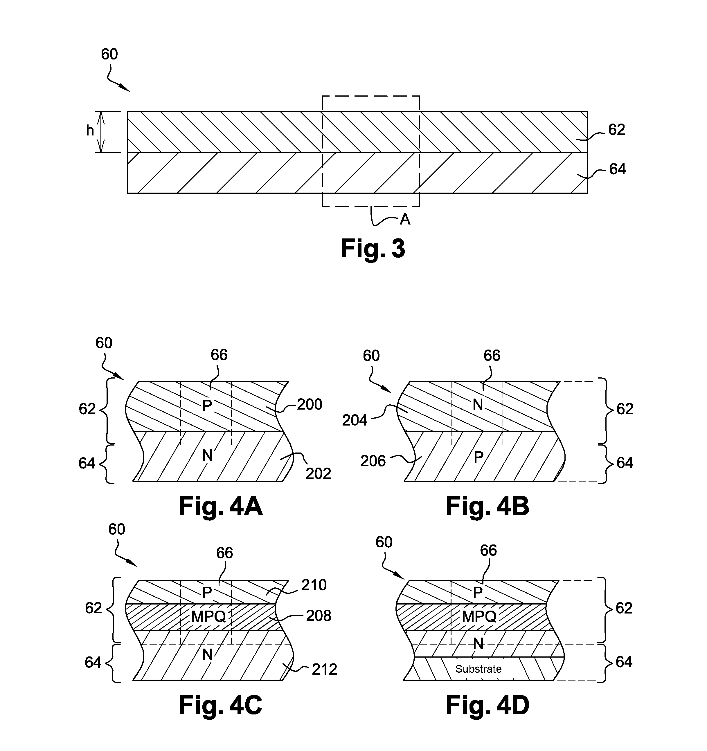 Method of manufacturing a plurality of island-shaped dipoles having self-aligned electrodes