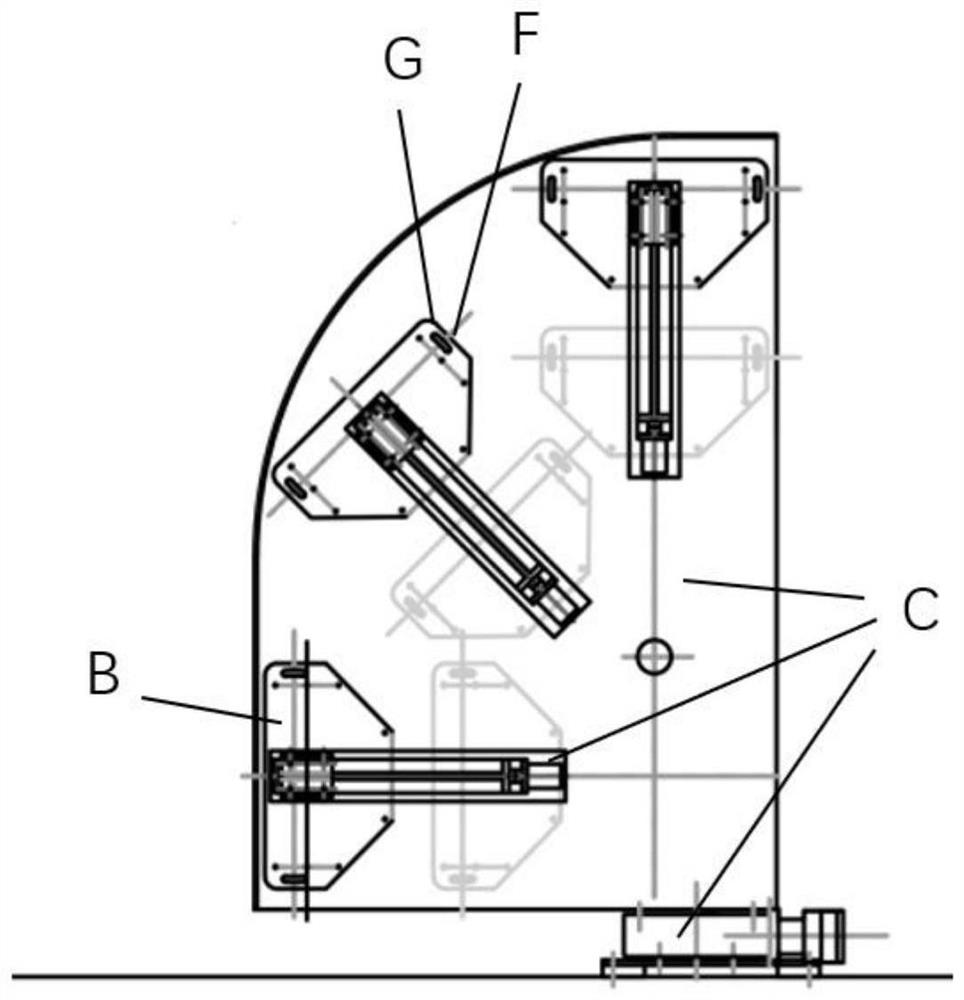 Vehicle-mounted acquisition device for tunnel apparent image and control method thereof