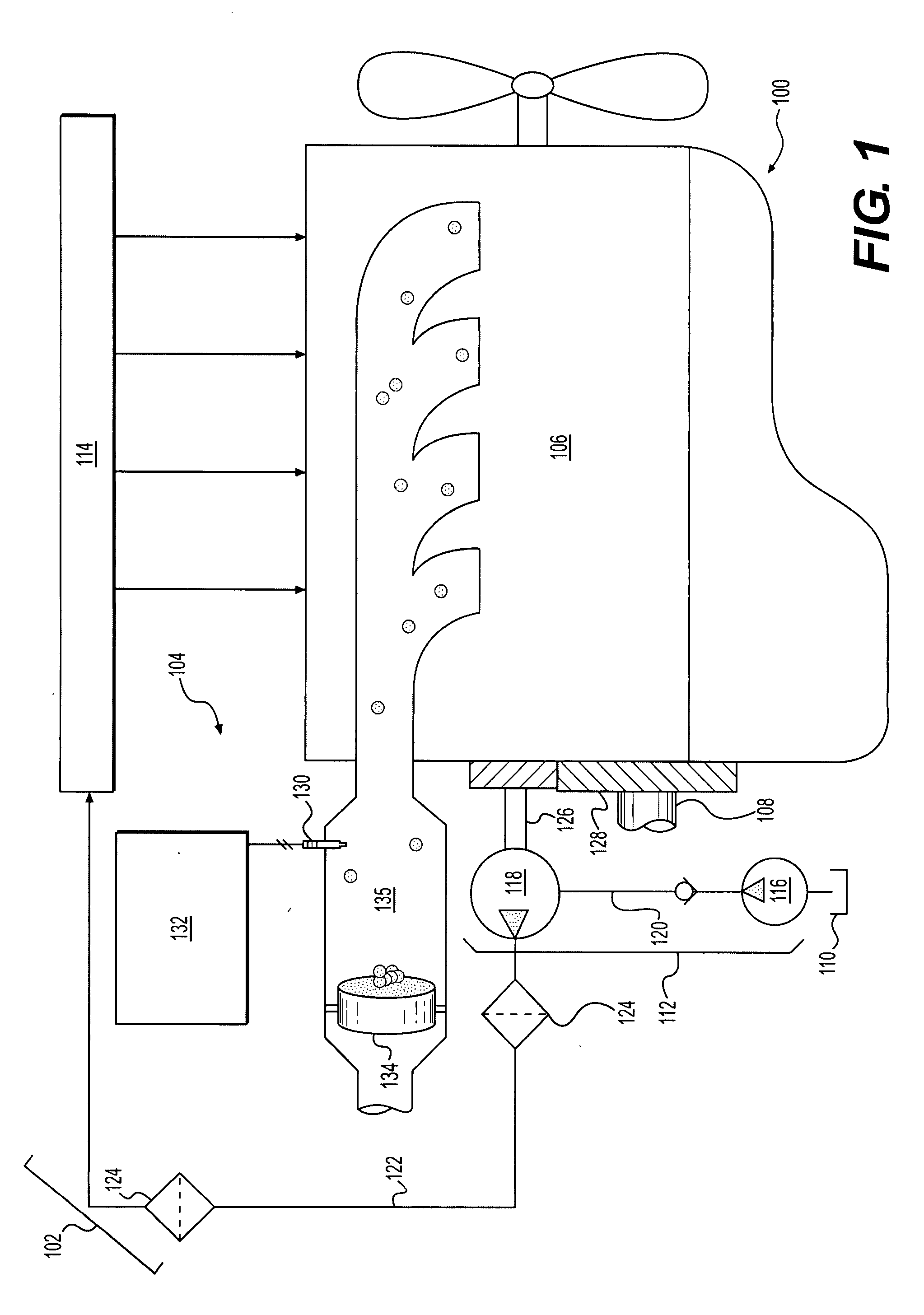 Exhaust after-treatment system having a secondary tank