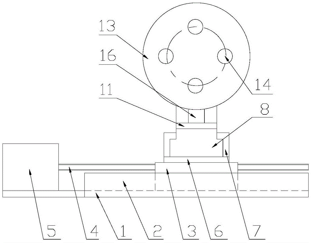 Clamping device of numerical control machine tool