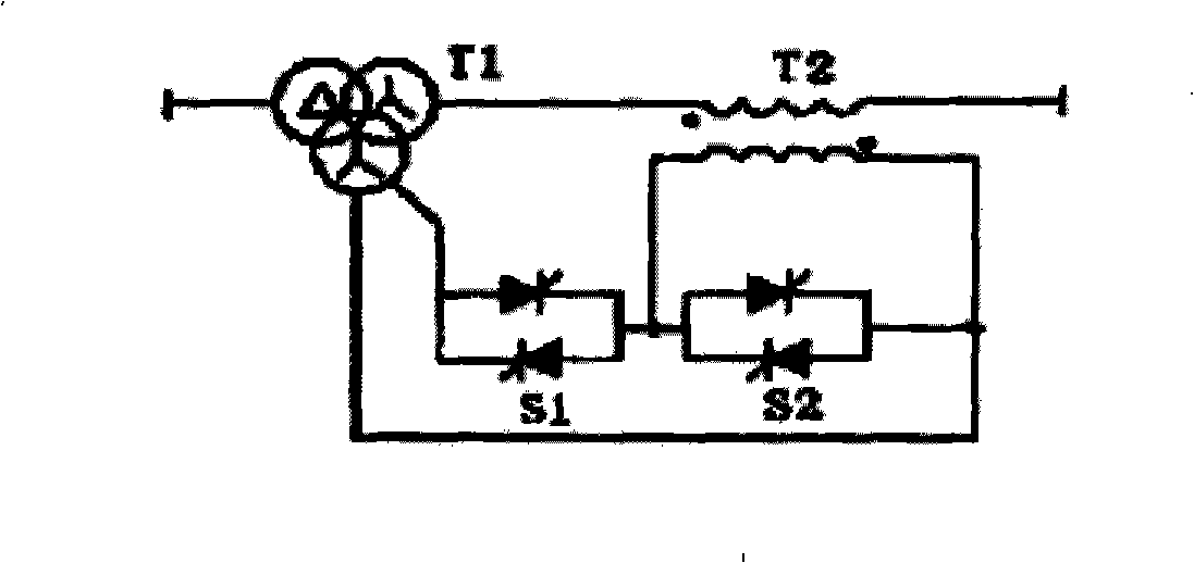 Tapping switch for load voltage-regulating transformer and voltage-regulating transformer using the same