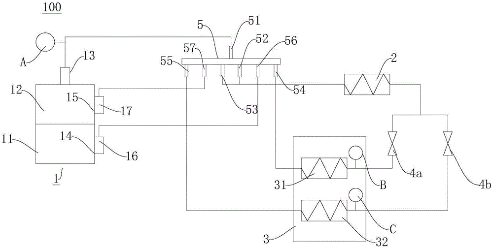 Cold and warm air conditioner and control method