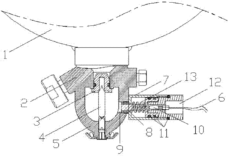 Temperature and electricity double-controlled fire extinguishing apparatus