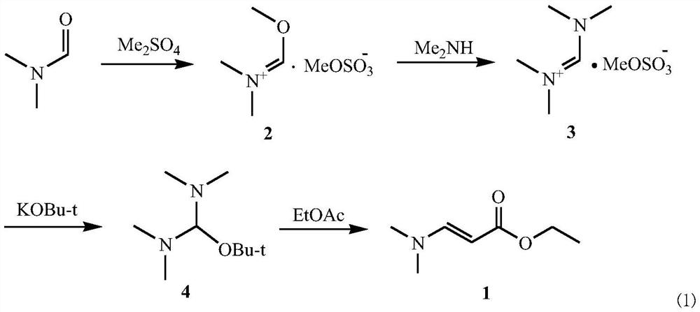 A kind of synthetic method of n,n-dimethylamino ethyl acrylate