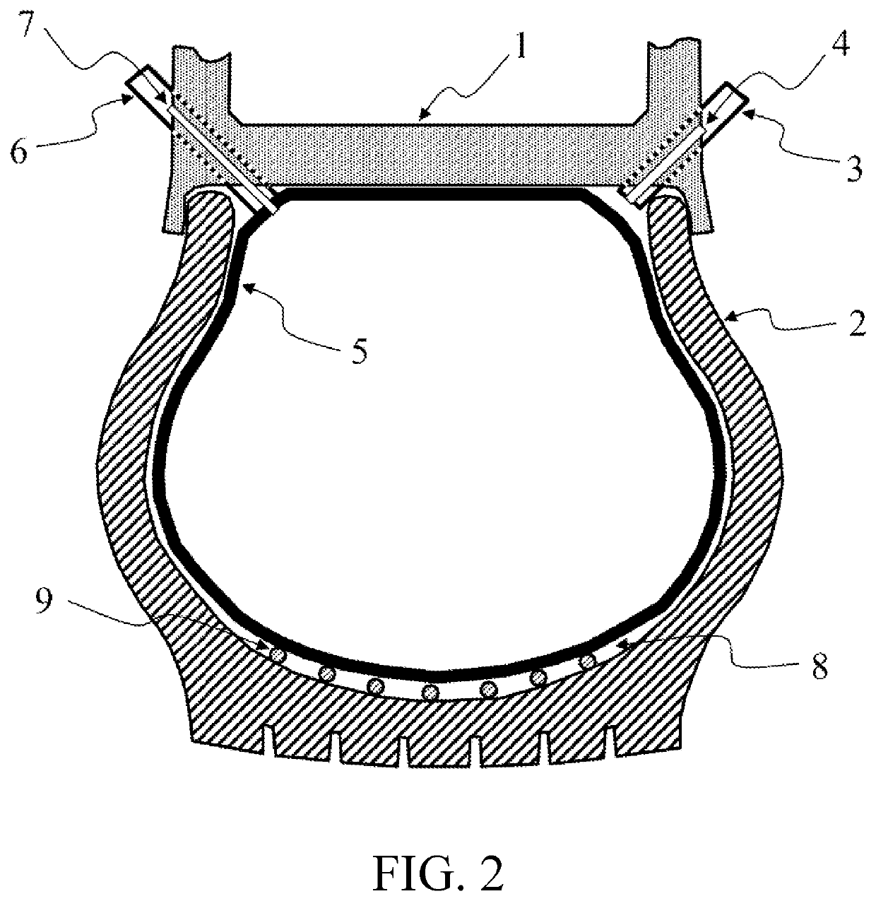 Self-healing tire