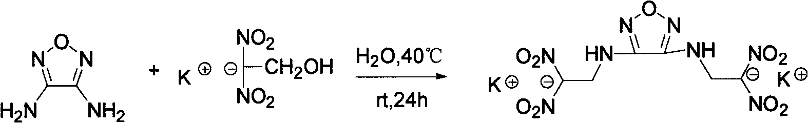 Diazo(N-dinitryl ethyl) furazan energy-containing ionic salts and preparation method thereof