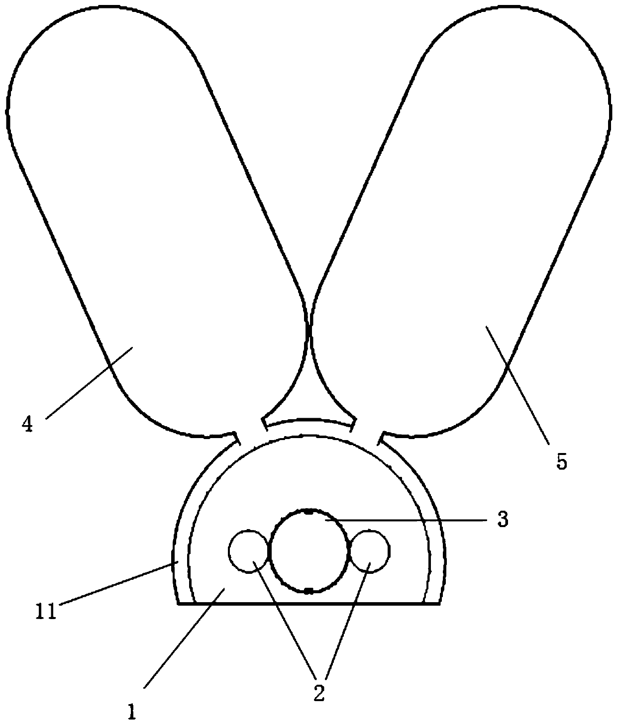 Electronic low-frequency pulse patch with stretching function