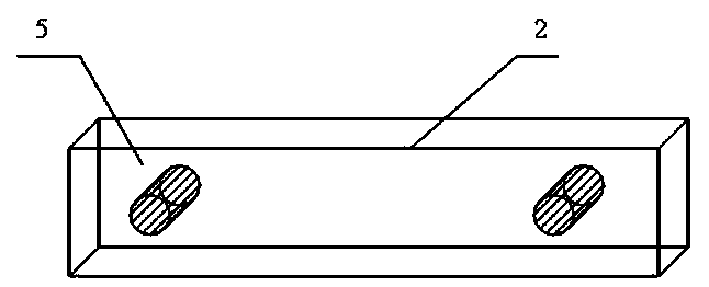 Production mold for adhesive tape for steel wire adhesive force test sample and method