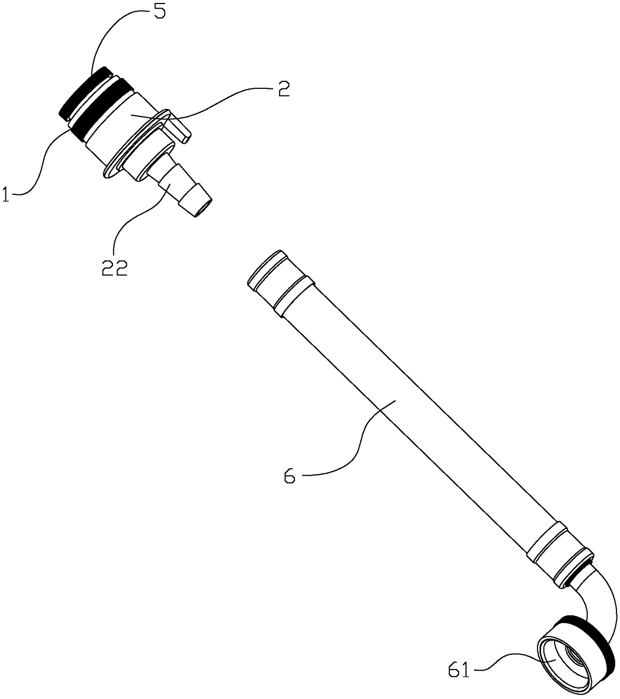 Anti-falling water-stop converter