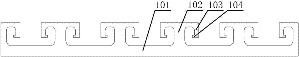 Connecting part of combined structure of steel and concrete and combining beam consisting of same