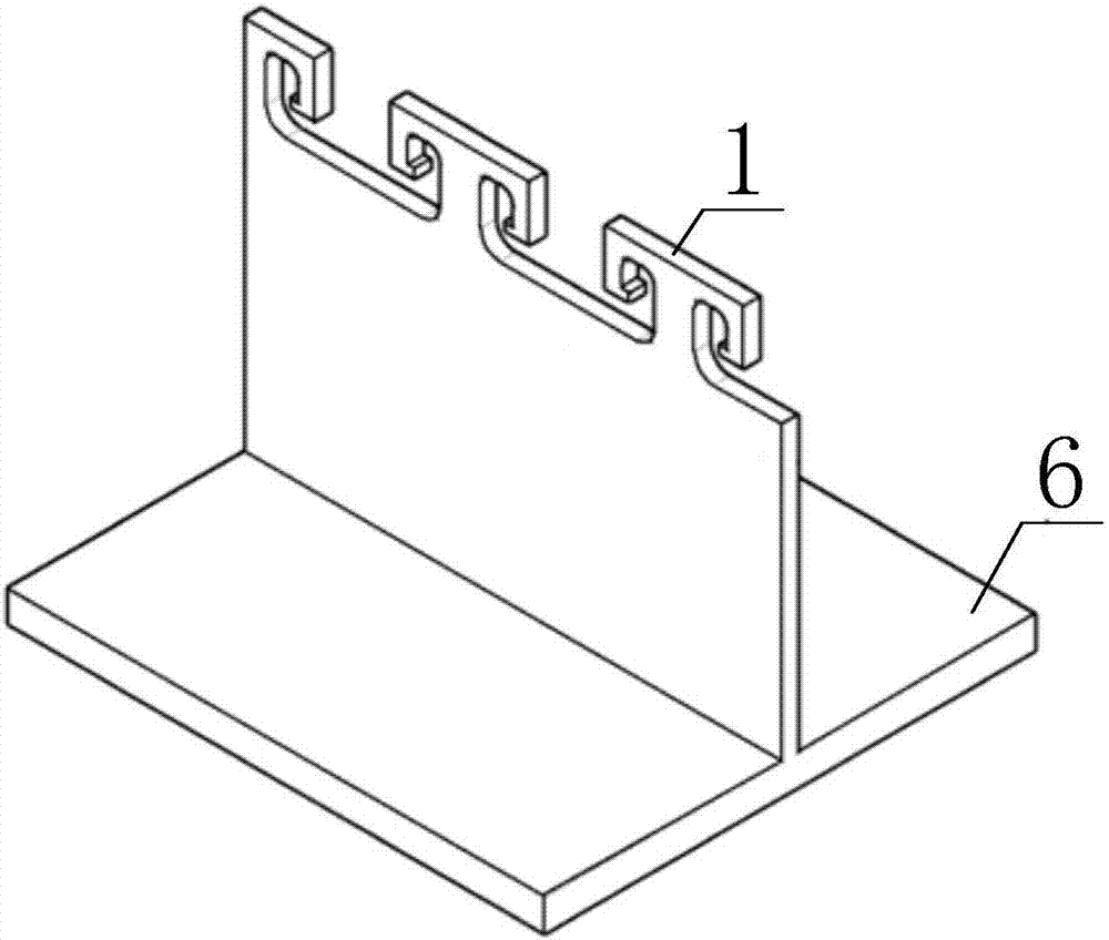 Connecting part of combined structure of steel and concrete and combining beam consisting of same