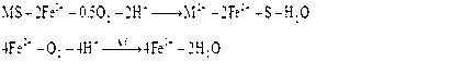 Biological-chemical dipolar reactor leaching process