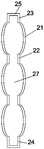 Energy-consumption anti-collision wall with automatic water storage, refilling and drainage functions