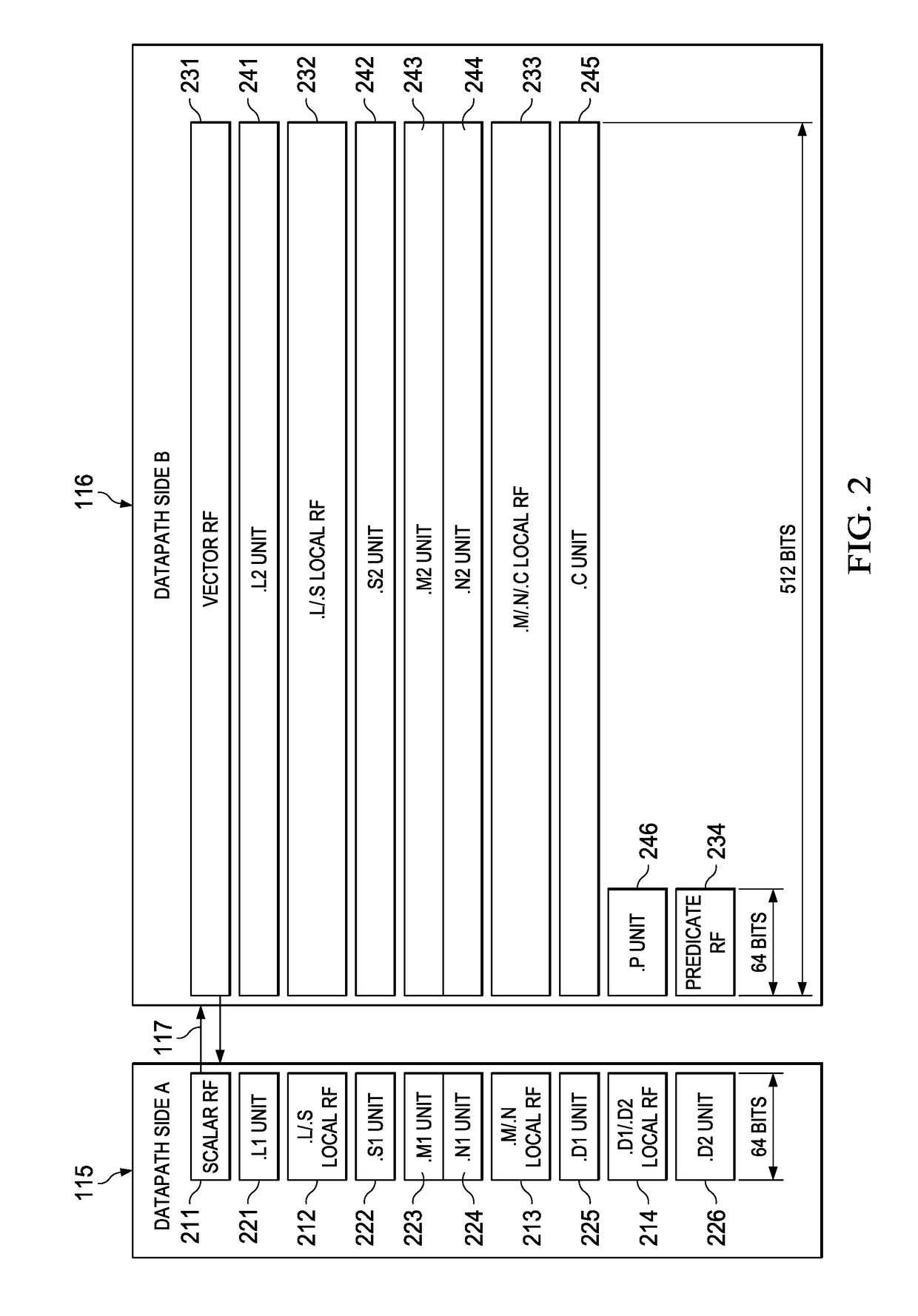 Data processing apparatus having streaming engine with read and read/advance operand coding