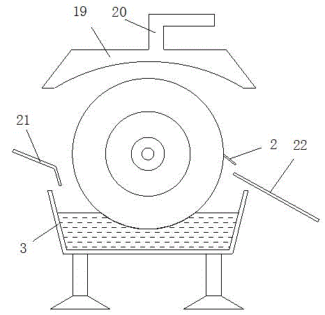 Stirring and heating type drum drying system