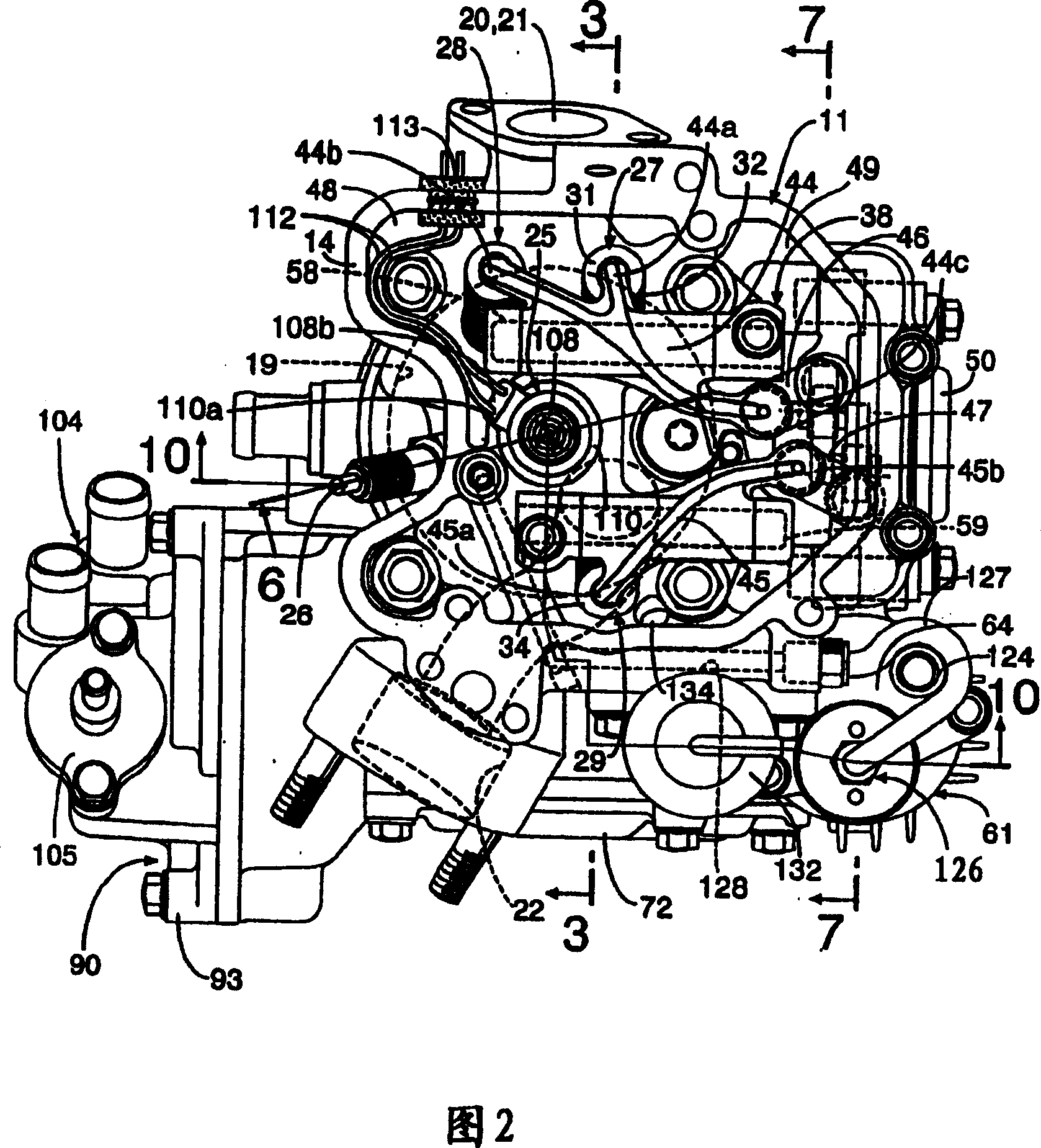Four-stroke engine