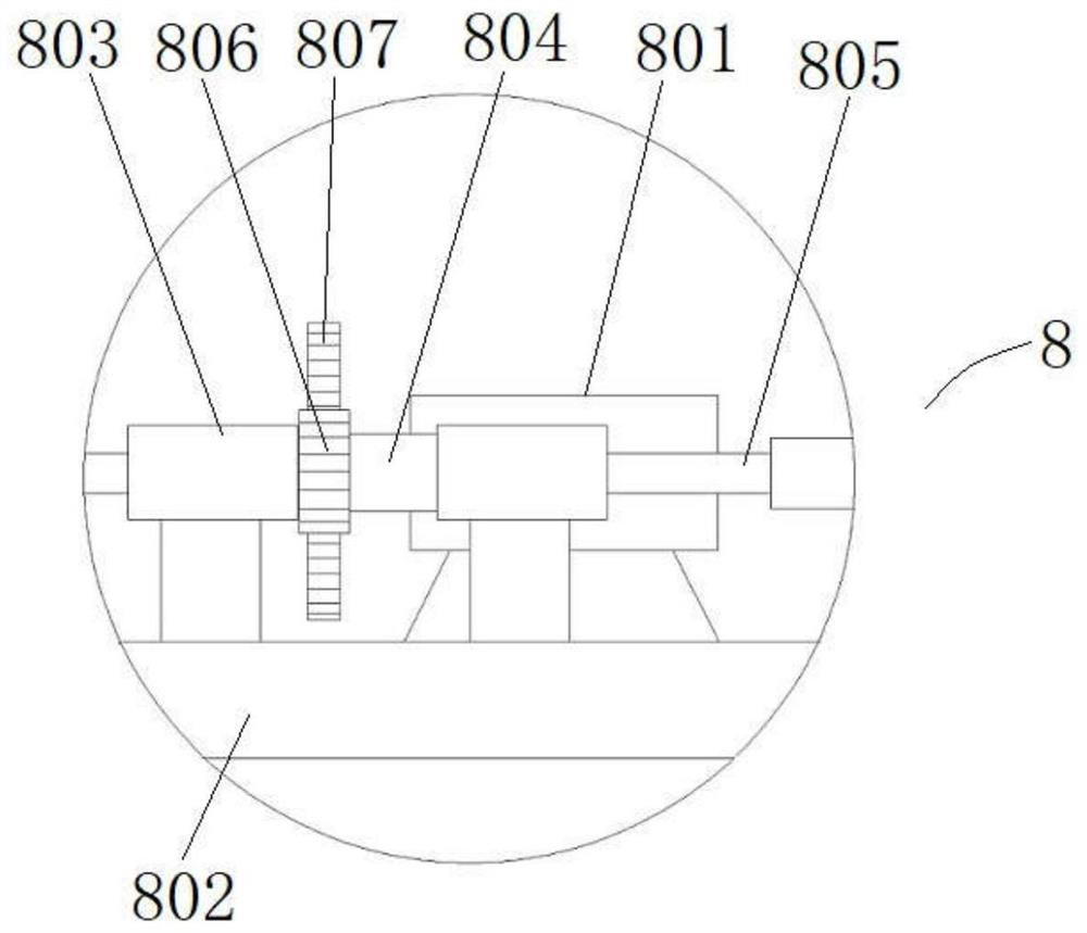 A detection device for river water quality treatment