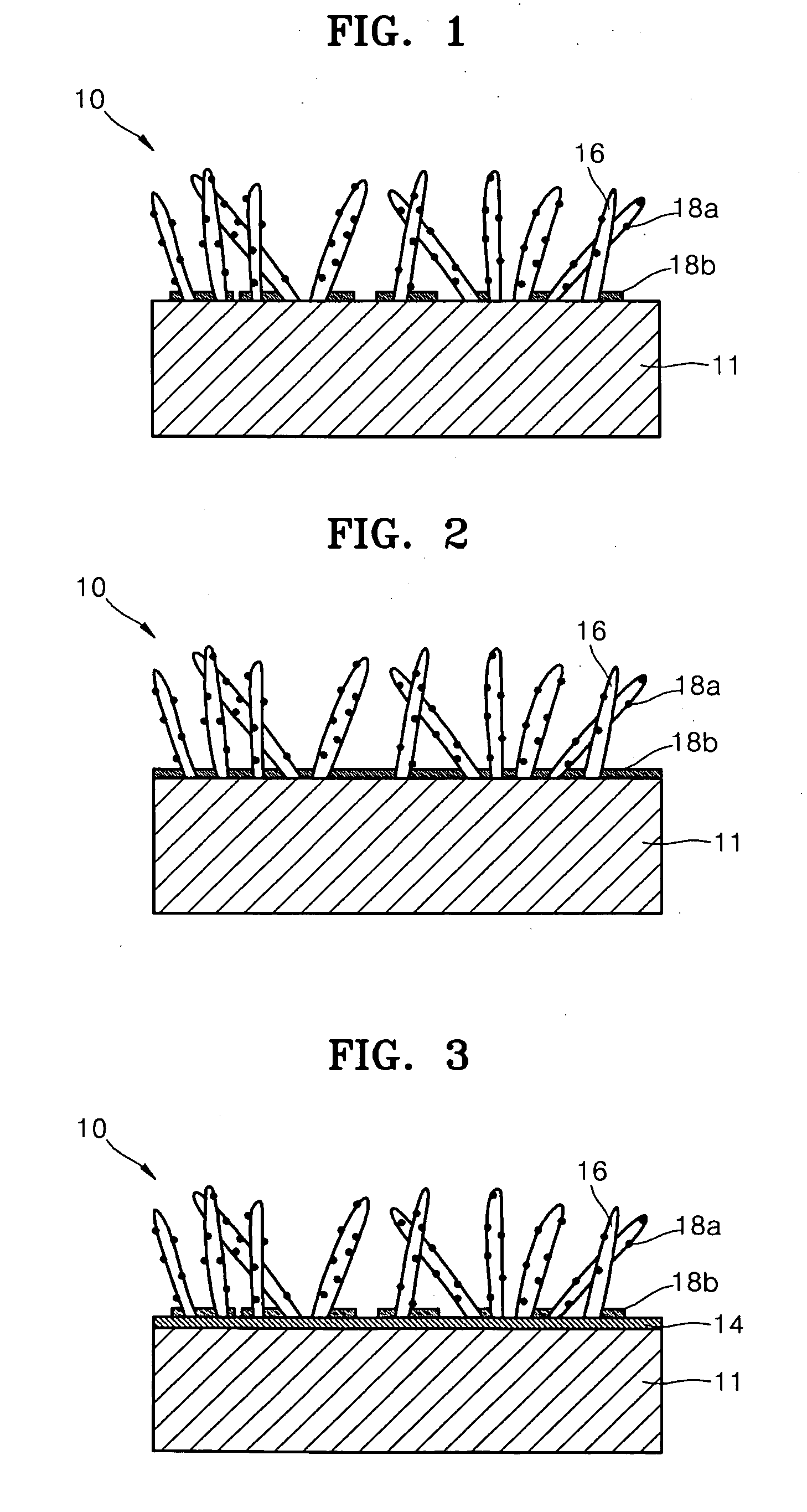 Field emission electrode, method of manufacturing the same, and field emission device comprising the same