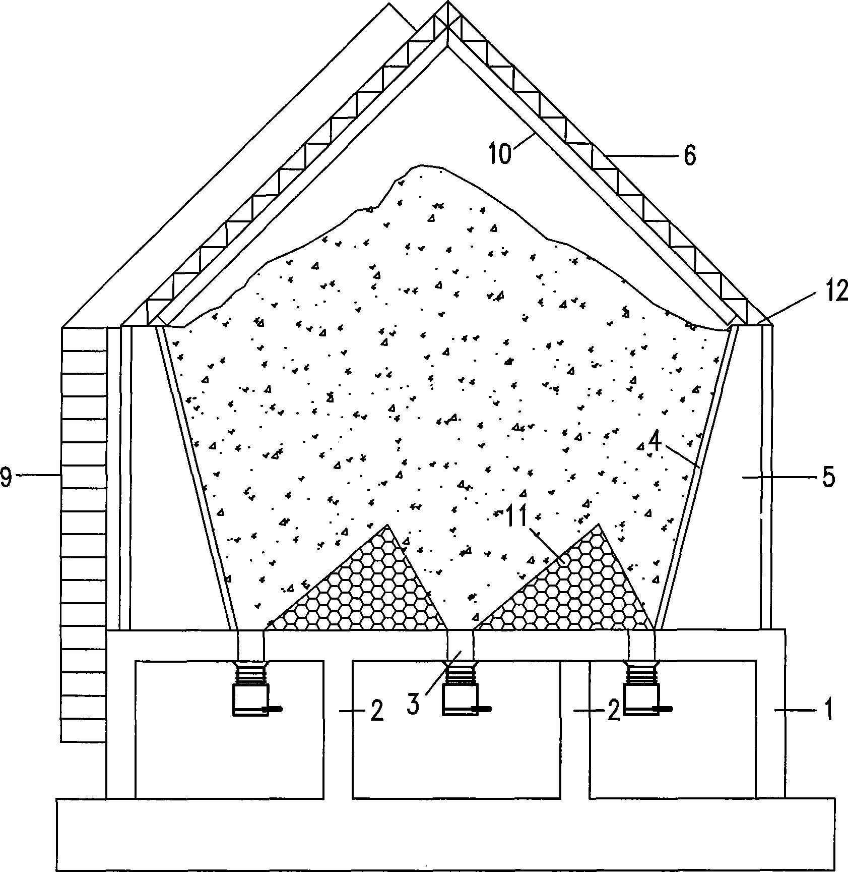 Rectangular silo structure