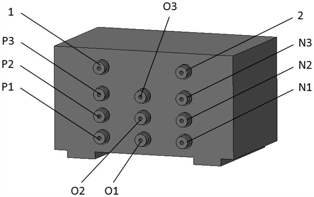 A composite busbar for charger integrated capacitor
