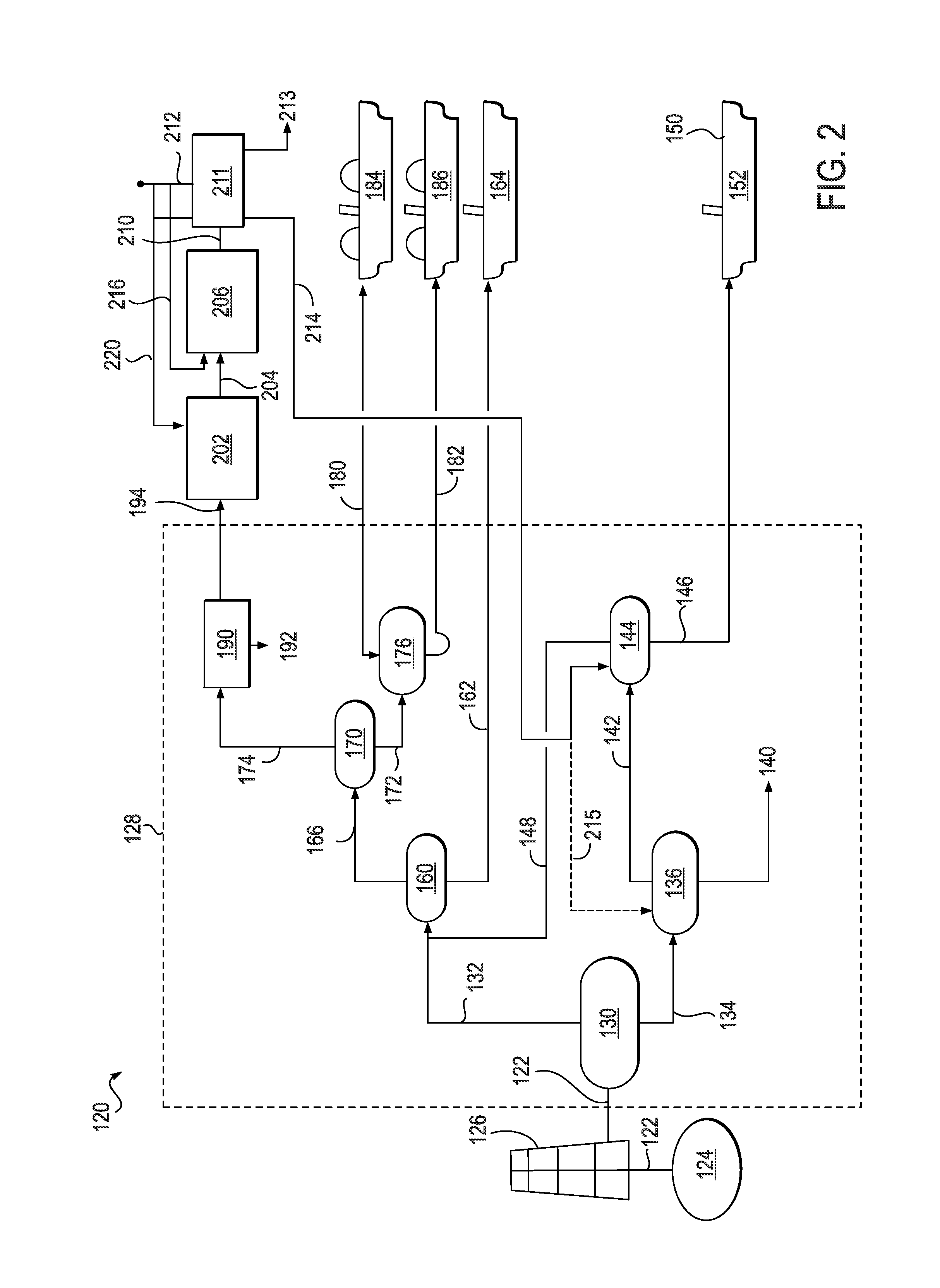 Process and system for blending synthetic and natural crude oils derived from offshore produced fluids