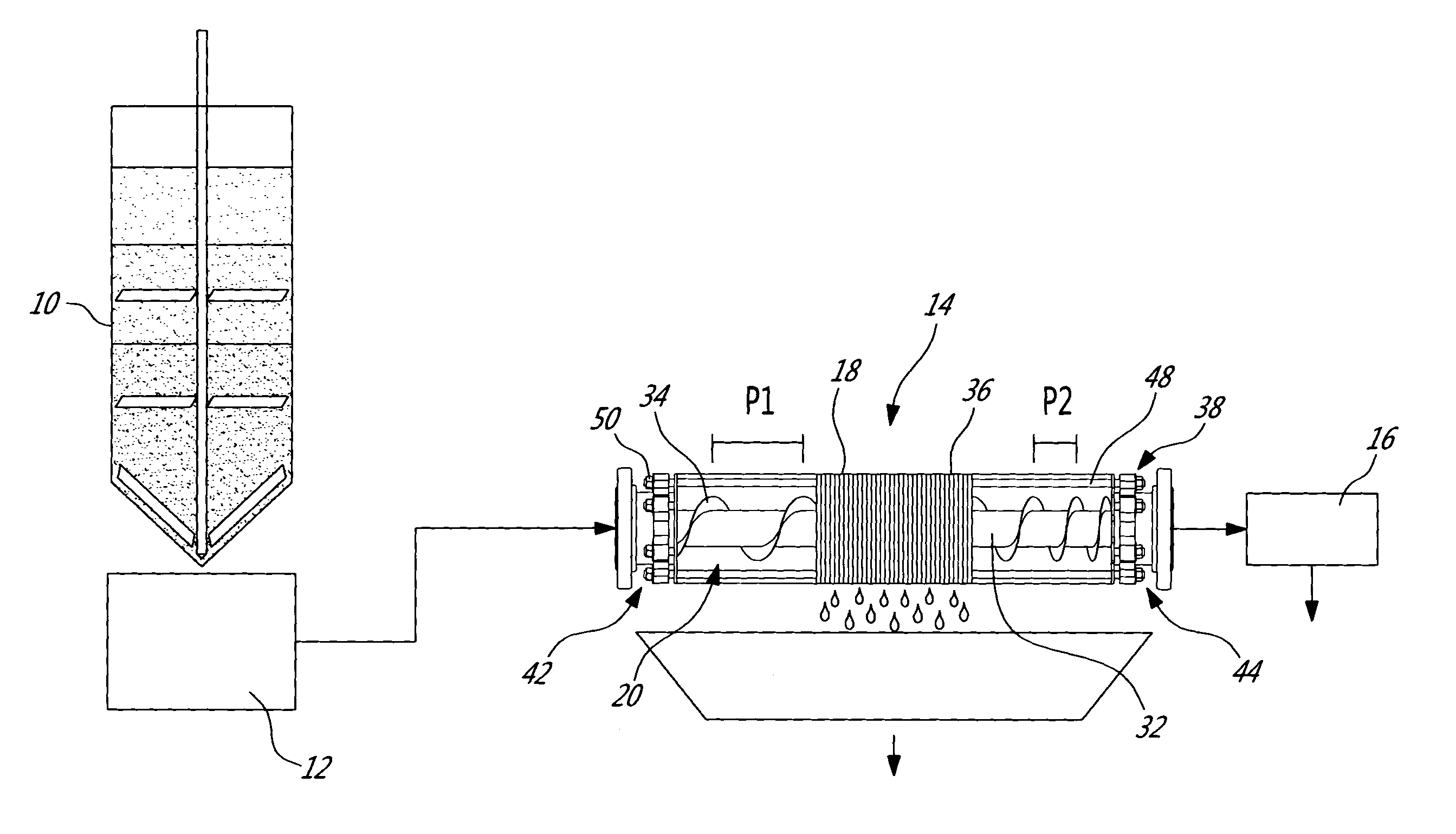 Screw Press with Filter Plates