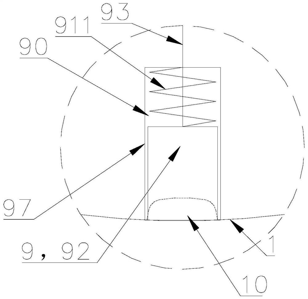 A kind of inner tube lifting rib for washing machine and washing machine