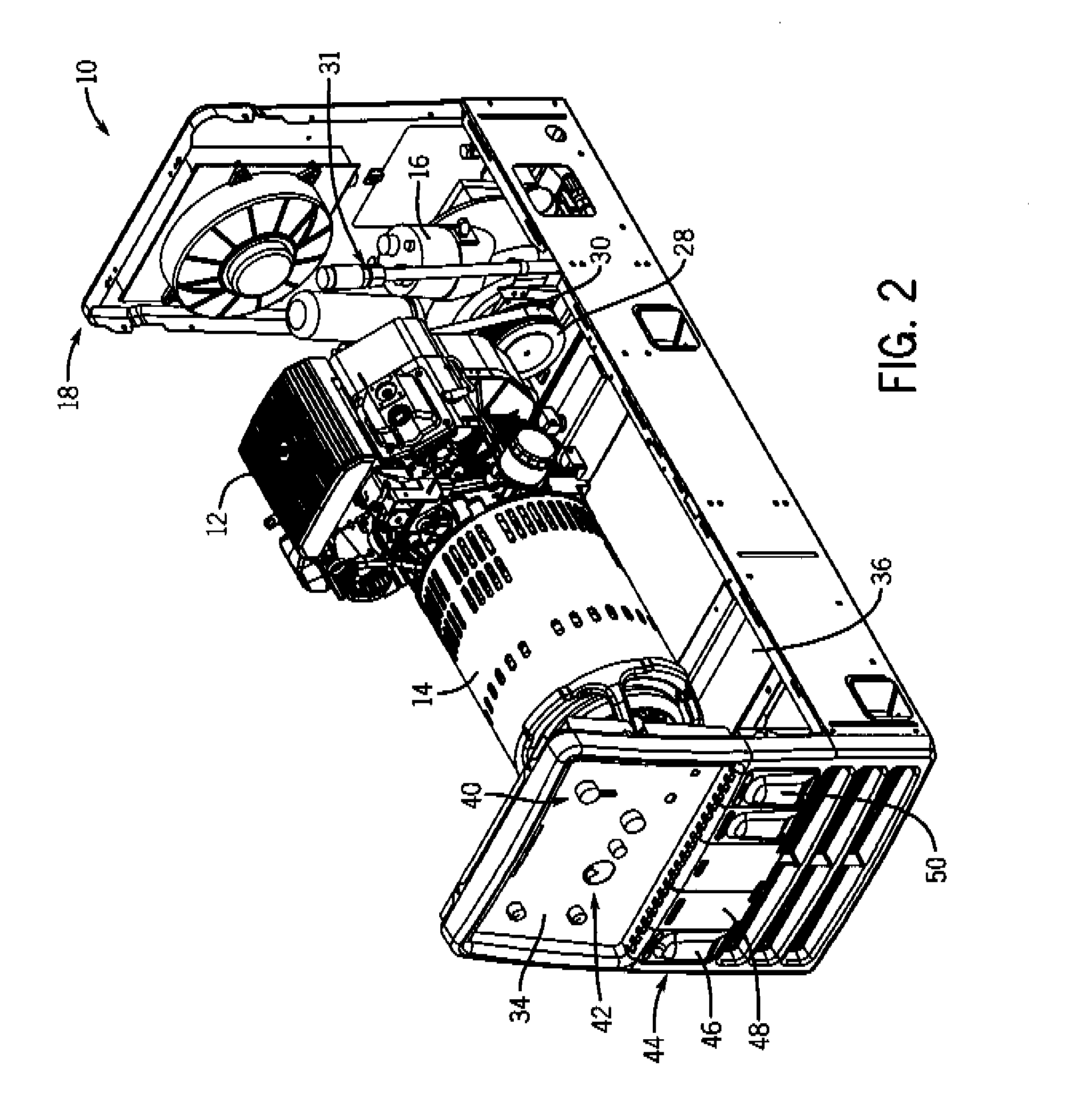 Portable Generator and Air Compressor Mounting Arrangement