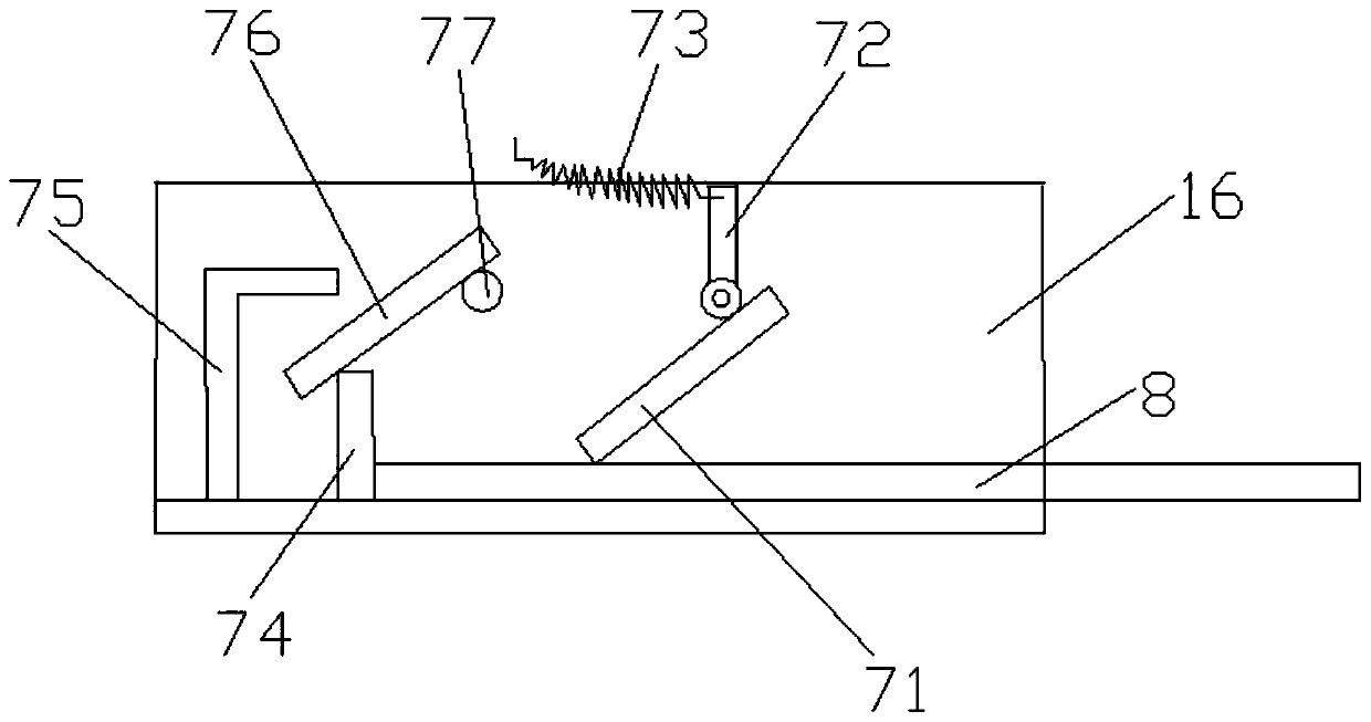 Bamboo bundle fiber one-piece veneer weaving machine and veneer weaving method thereof