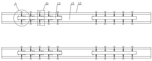 Precise assembling and adjusting device for steel truss girder and assembling construction method