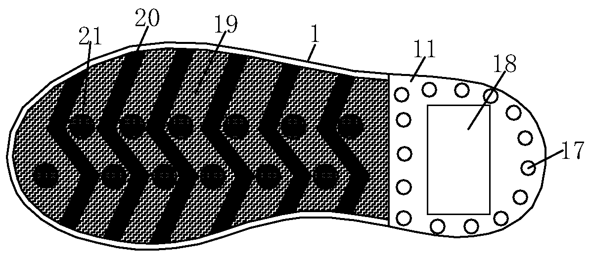 Leather boot with internal fixing mechanism