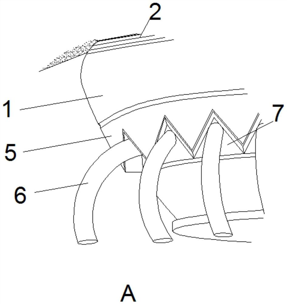 An unmanned aerial vehicle device that can maintain stable lifting on uneven slopes