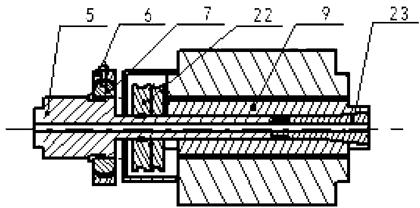 Locking device of machining machine tool for standard component