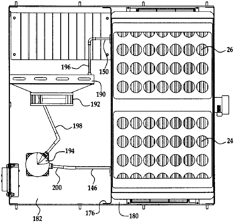 Cooling system for battery systems and a method for cooling battery systems