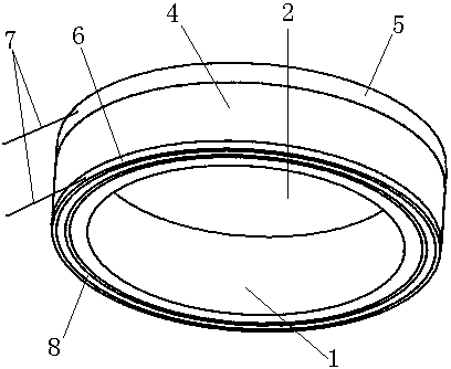 PVDF flexible film body temperature heart sound integrated sensor