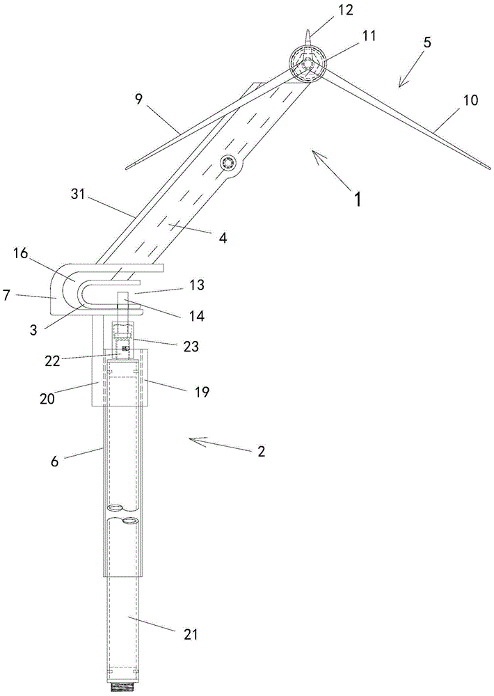 Tipping bucket bird repellent device