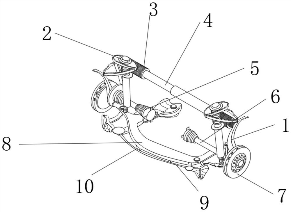 Manual centering chain rod mechanism for automobile checking fixture