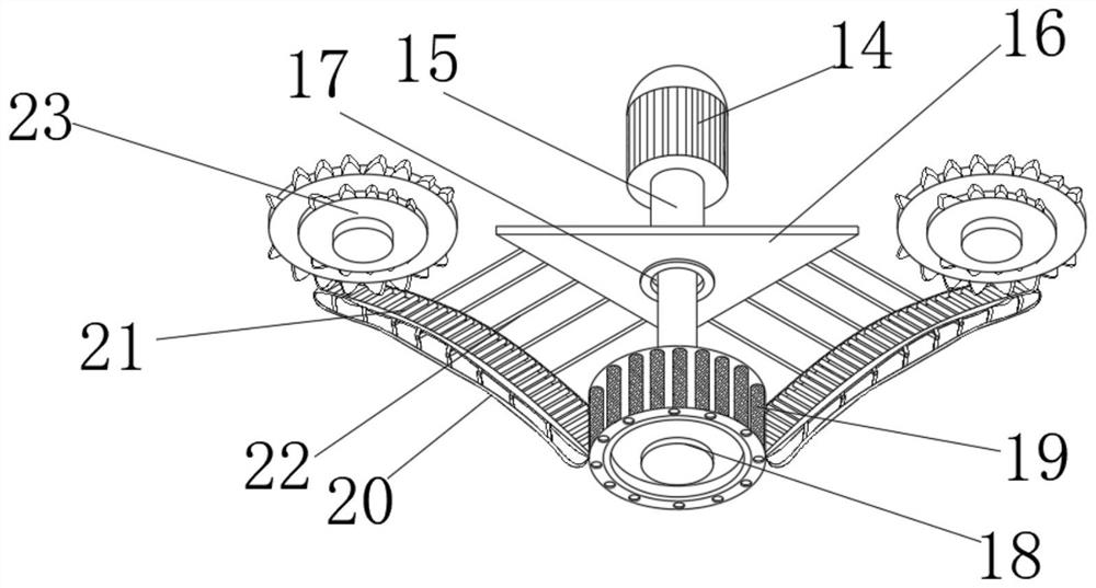 Manual centering chain rod mechanism for automobile checking fixture