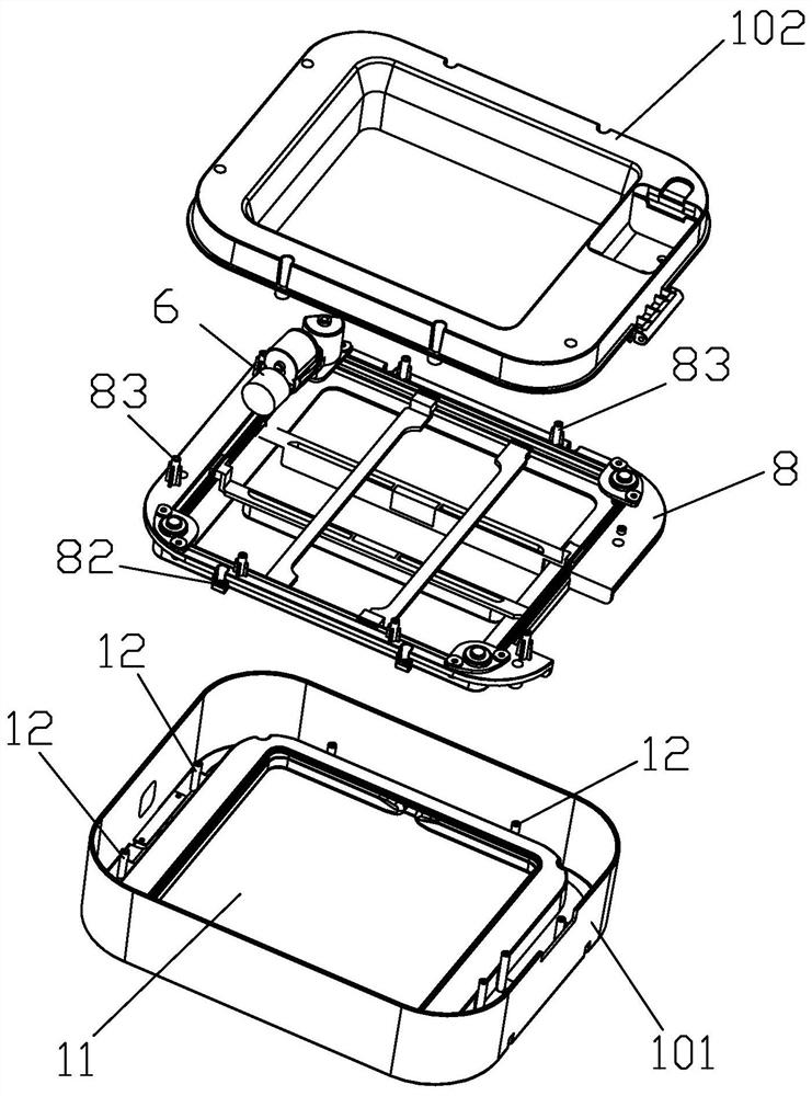 Automatic packaging mechanism of intelligent garbage can and garbage can