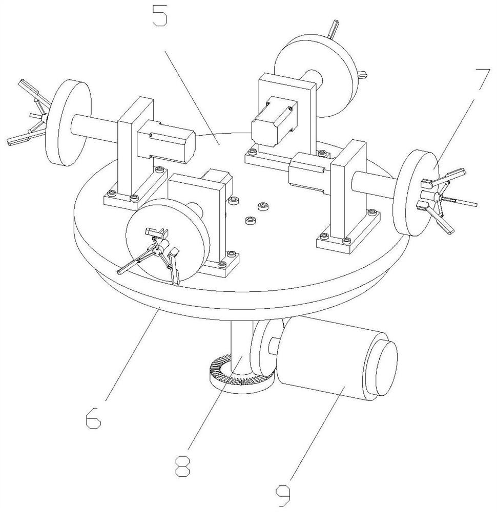Safe moving mechanism based on paint spraying device