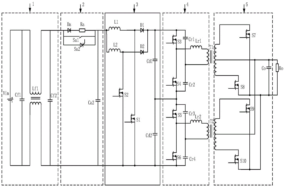 Wide-range input efficient direct current-direct current converter