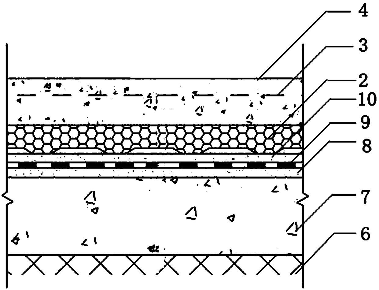 Floating floor slab thermal insulation sound insulation system and laying method thereof