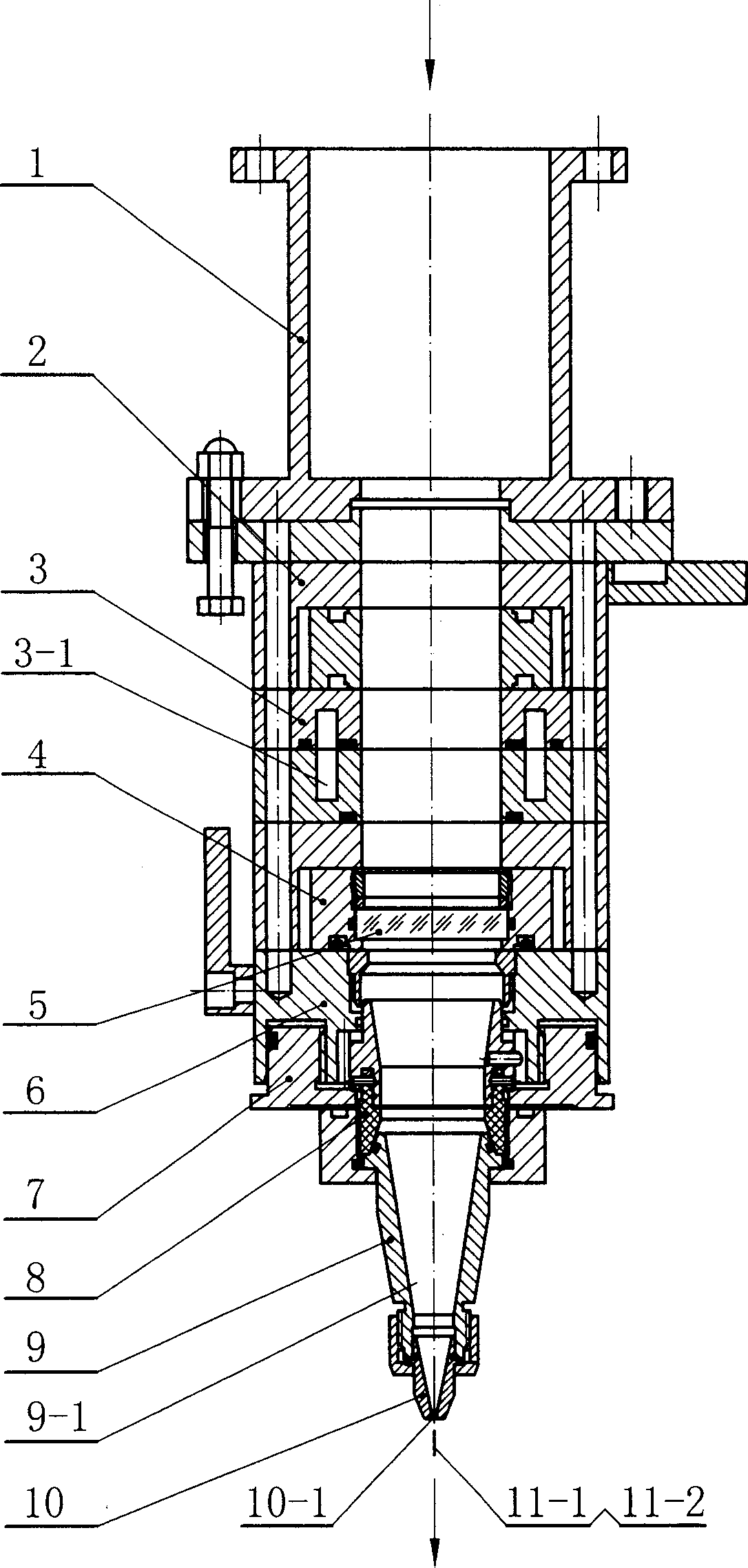 Digital-control laser cutting head and method for making same