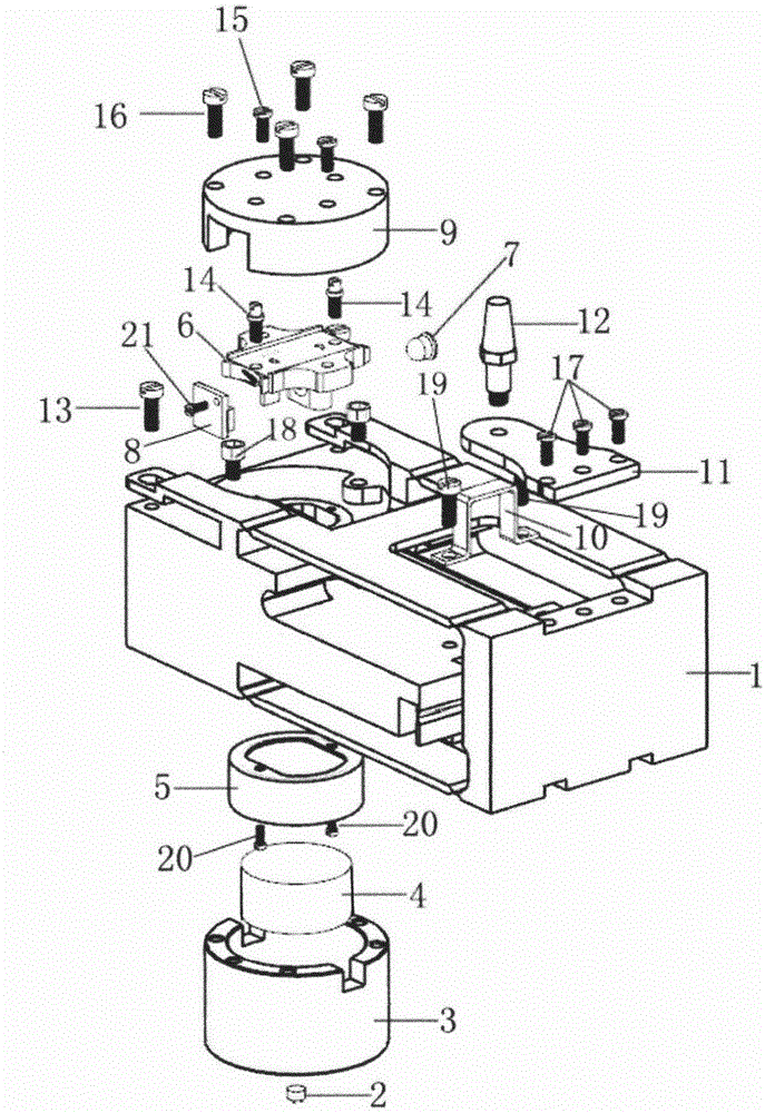 A weighing sensor suitable for electronic balance