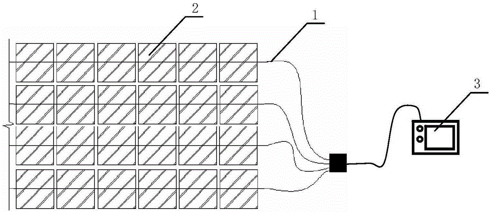 Tunnel-vault distributed optical fiber monitoring device, construction technology thereof and monitoring method thereof