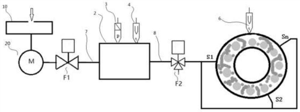 Device and method for measuring amount of lubricating grease in bearing and intelligent grease changing system for bearing